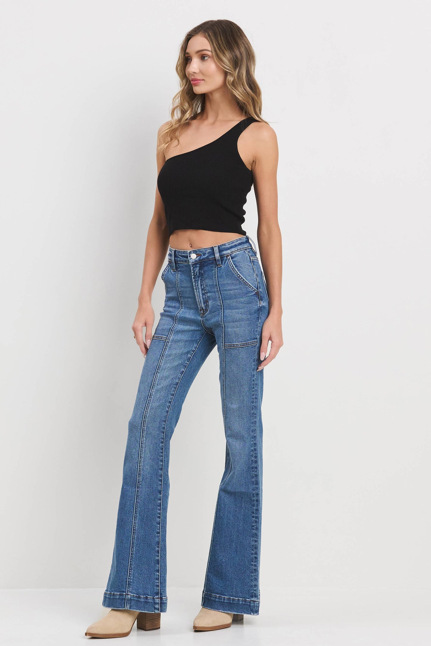 Utility Flare Jeans