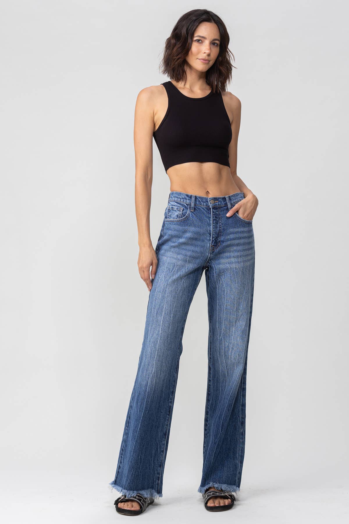 Riley Wide Leg Jeans