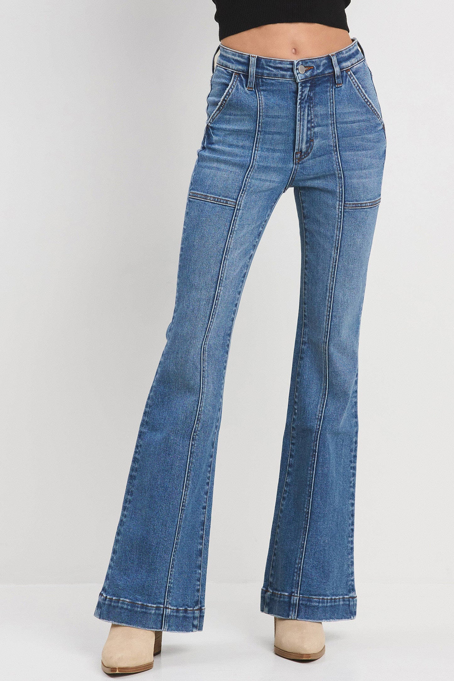 Utility Flare Jeans