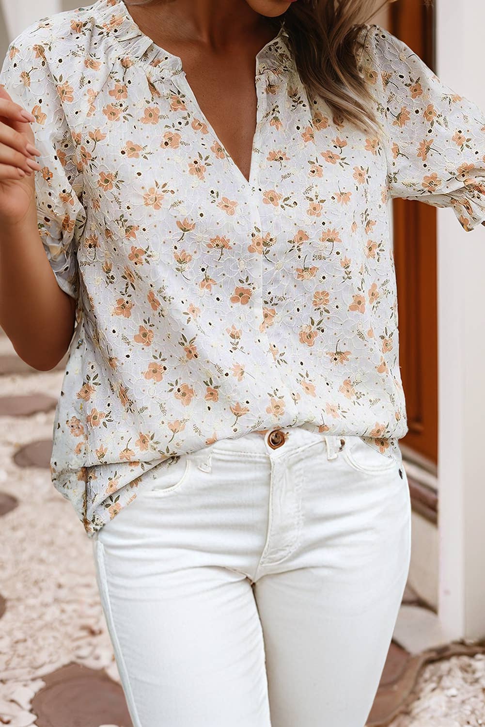 Eyelet Top