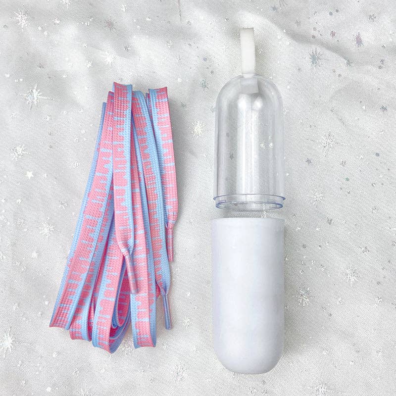 Ice Cream Drip Shoelaces