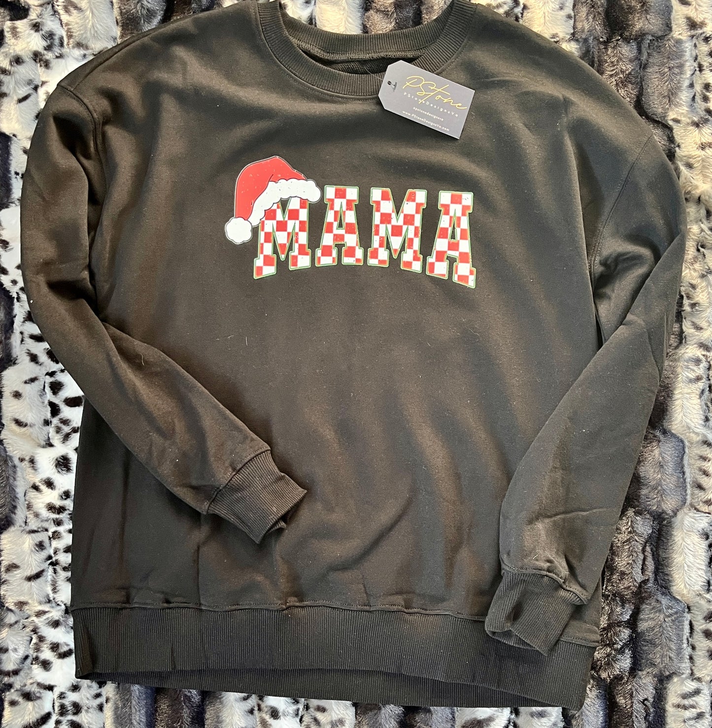 Mama Plaid Christmas Sweatshirt