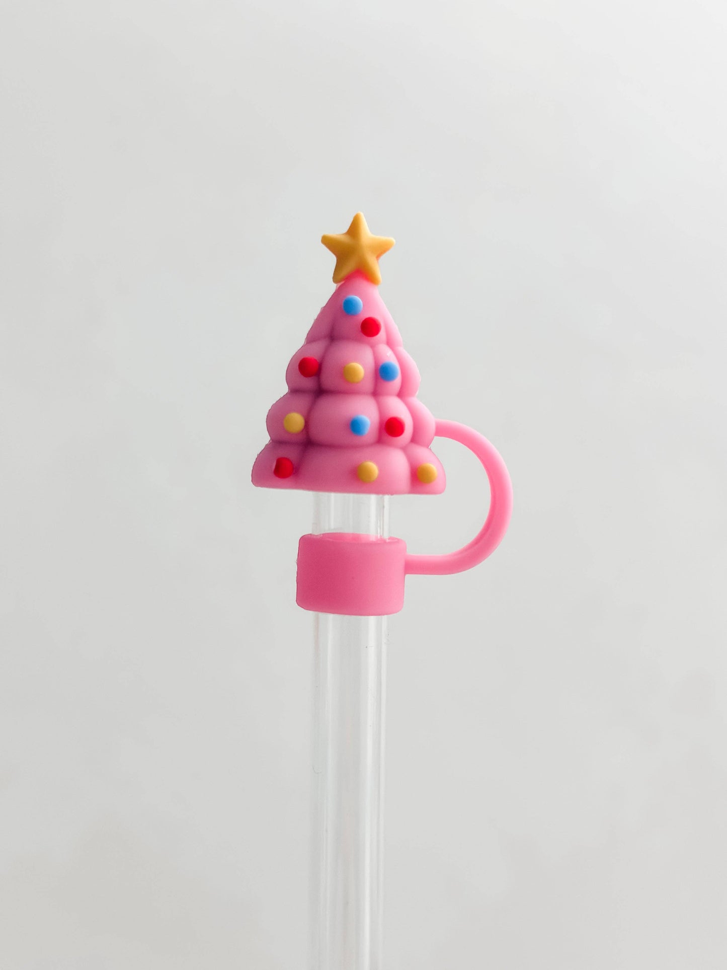 Stella Straw Toppers - Christmas