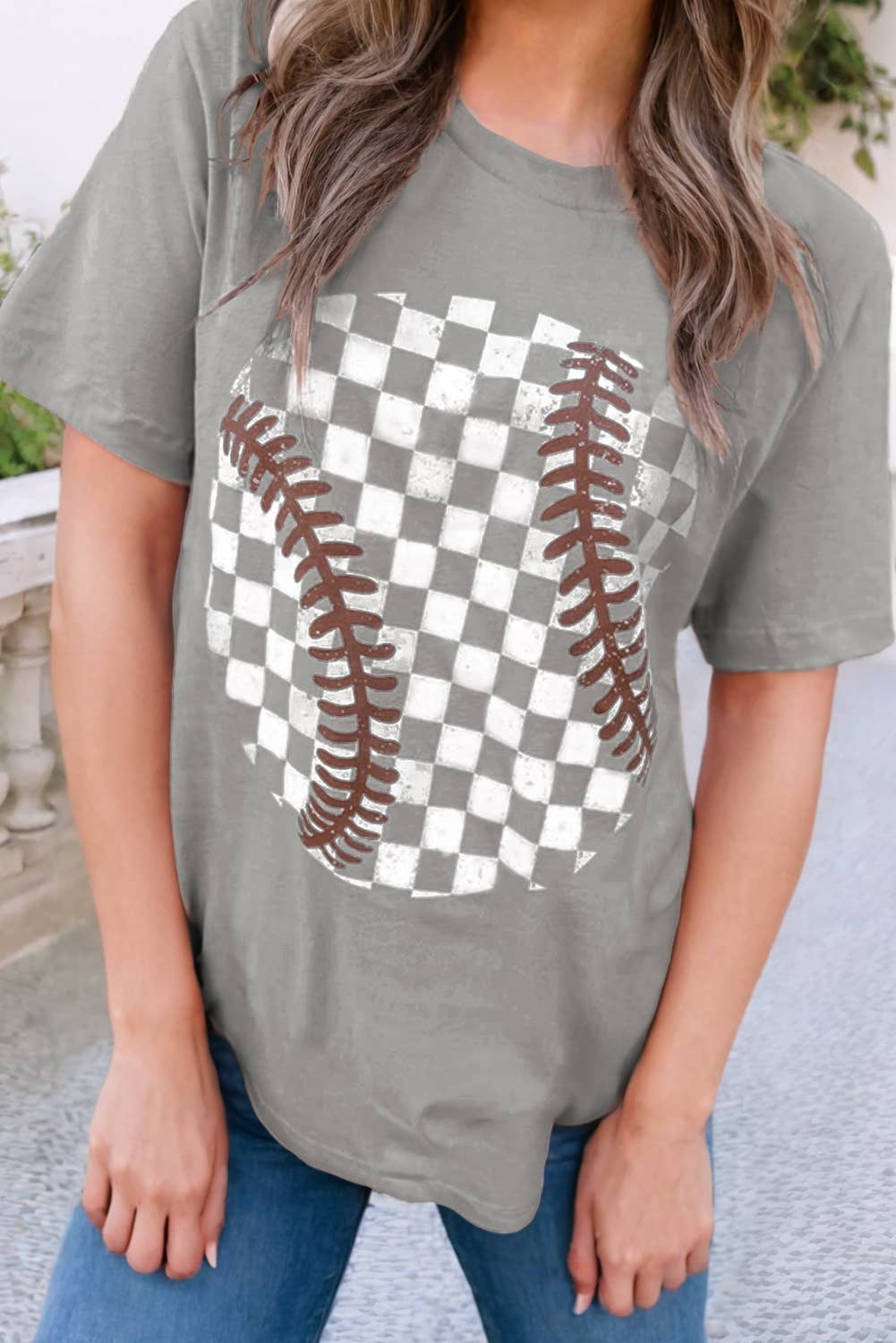 Check Baseball Tee