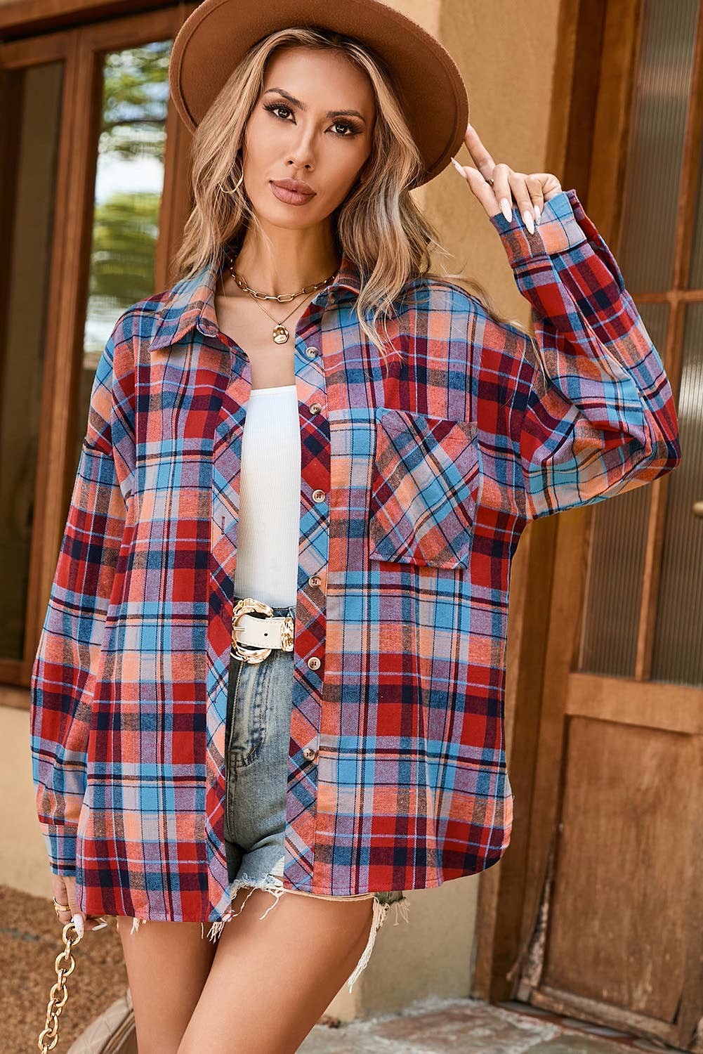 PStone Plaid Shirt