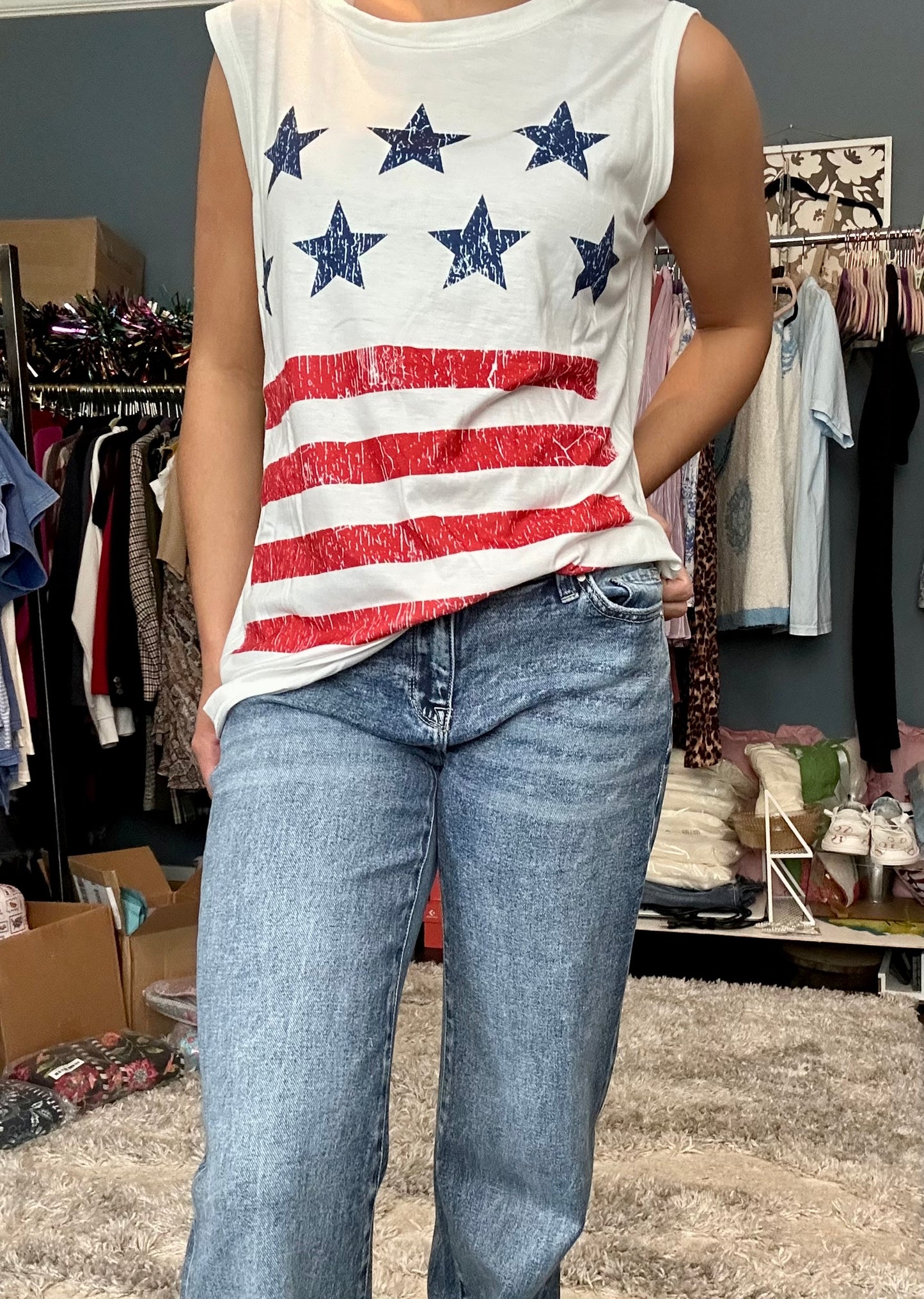 Star-Spangled Sweetheart Tank