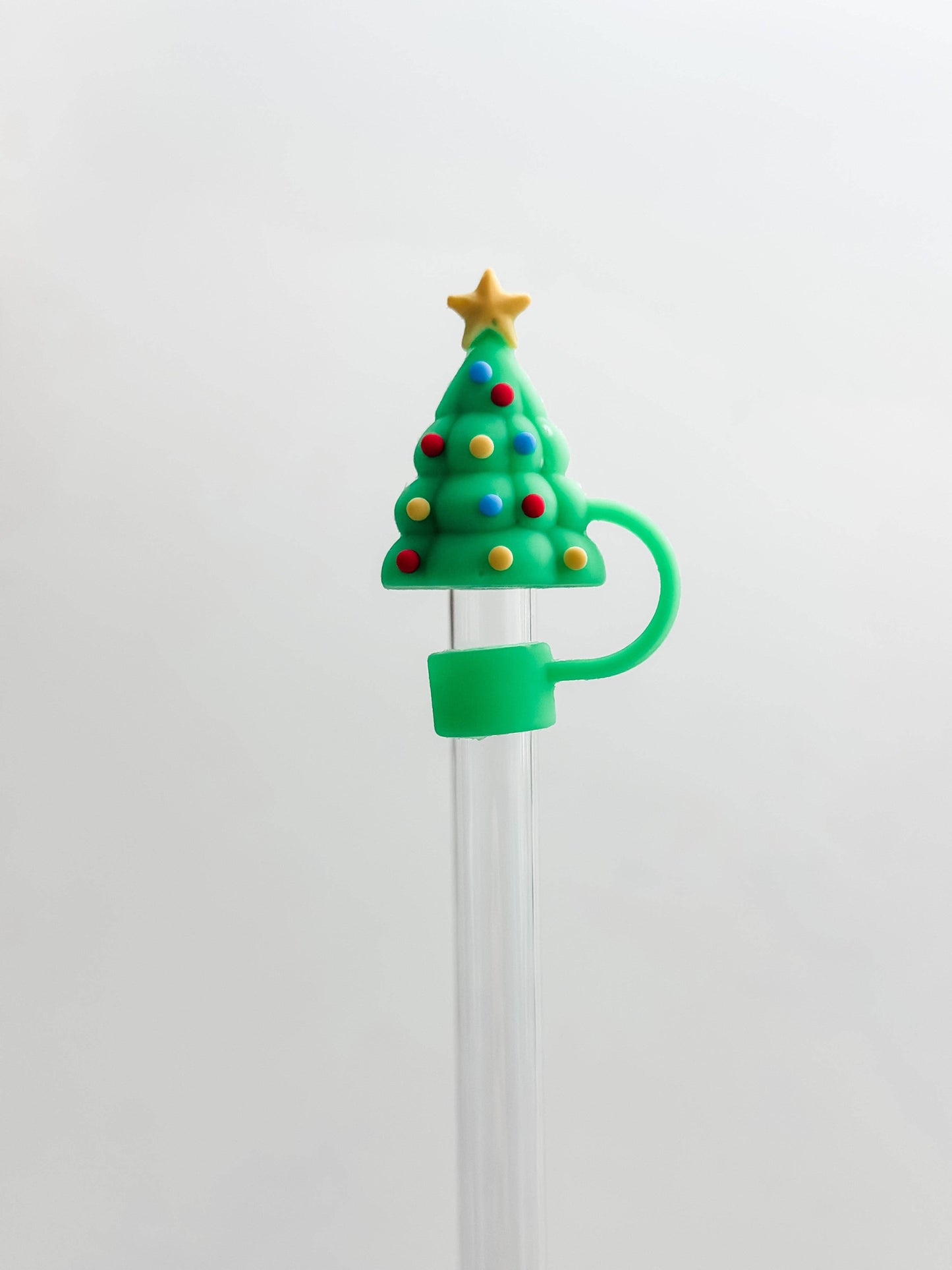 Stella Straw Toppers - Christmas