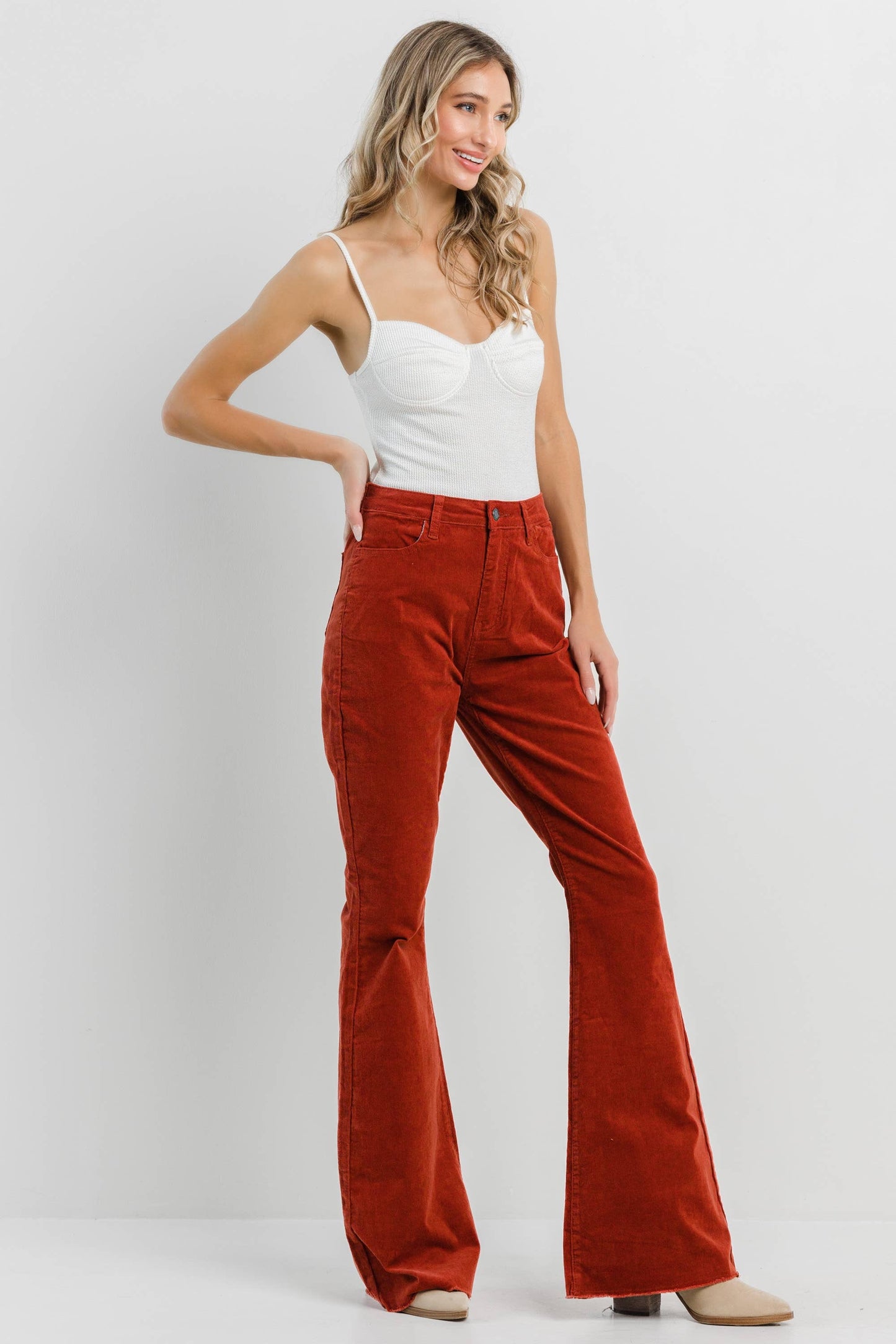 Corduroy Flare Jeans